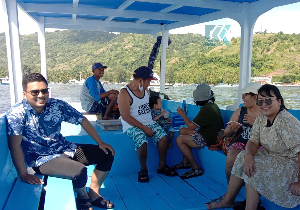 naik boat gili trawangan